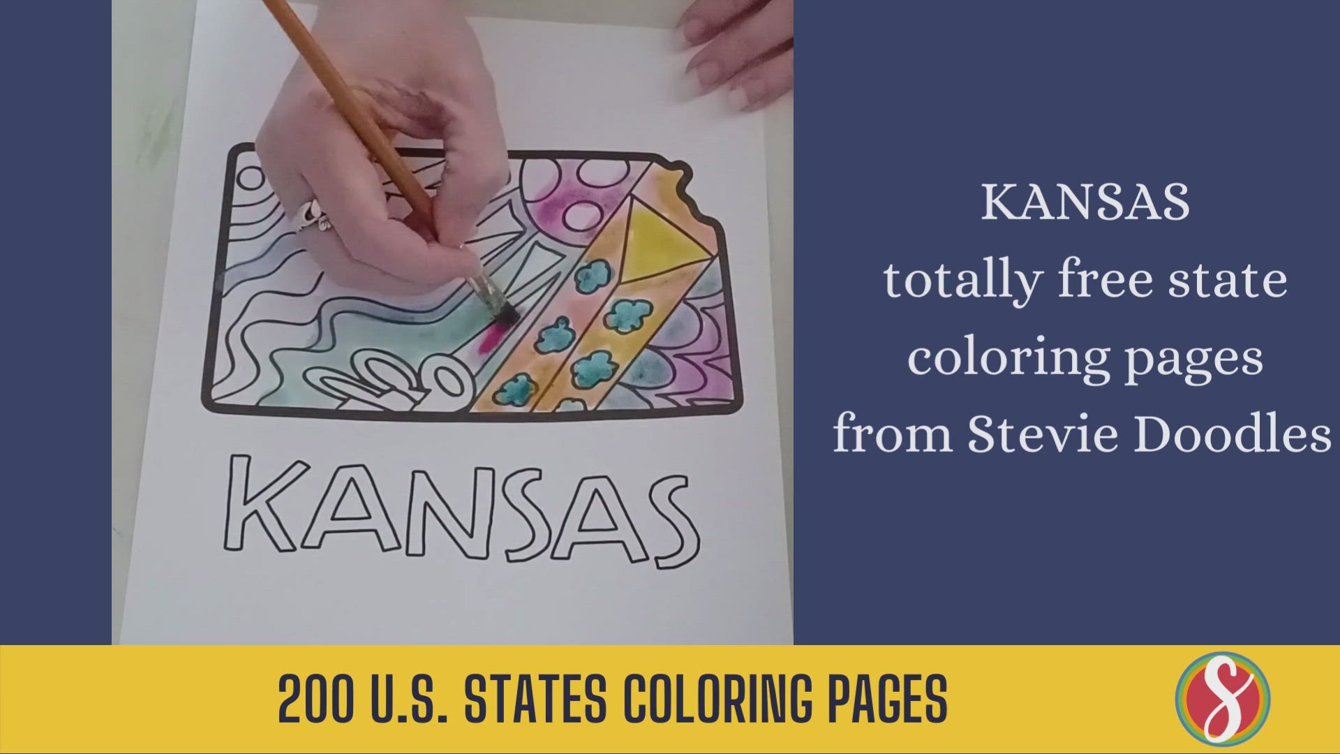 'Video thumbnail for Kansas Doodles Free Printable'