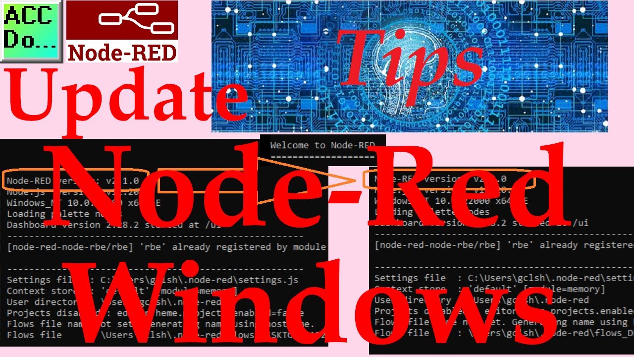 'Video thumbnail for Update Node-Red on Windows'