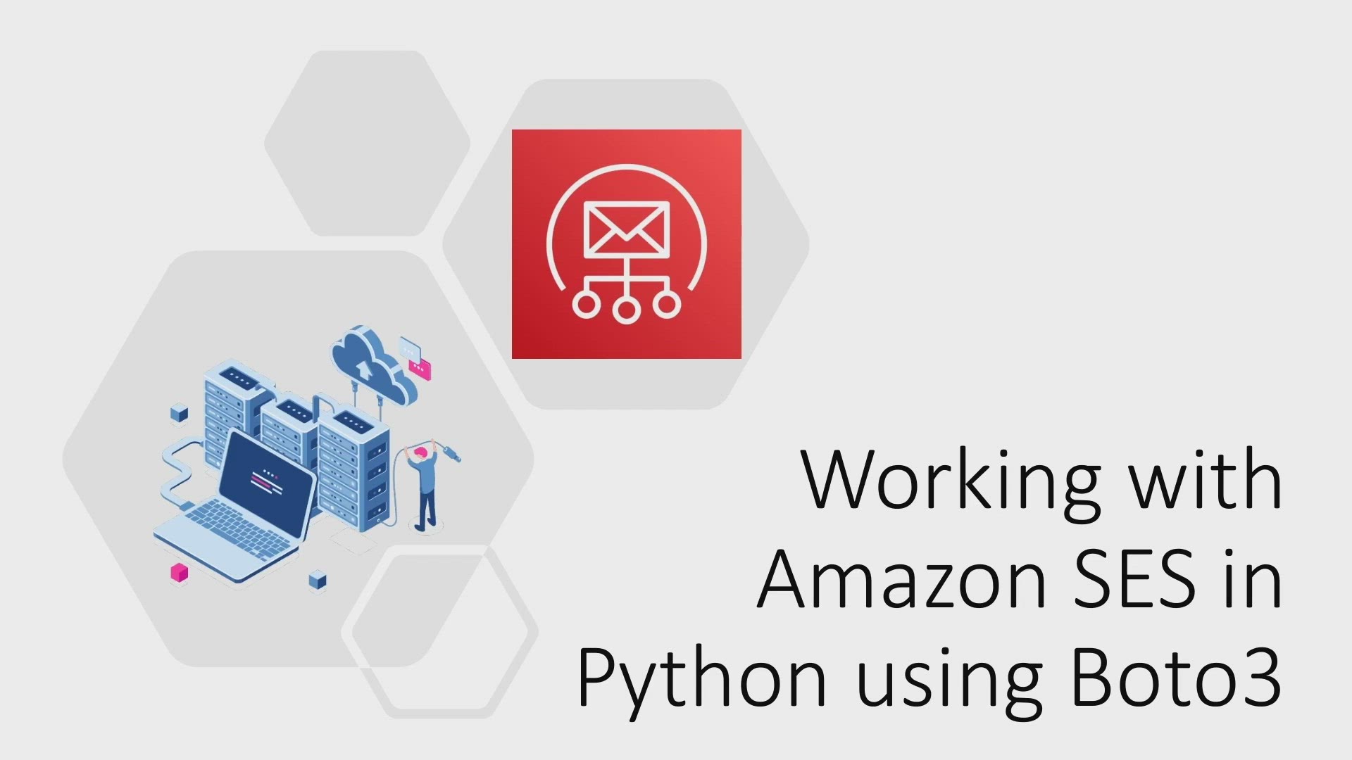 'Video thumbnail for Working with Amazon SES in Python using Boto3'