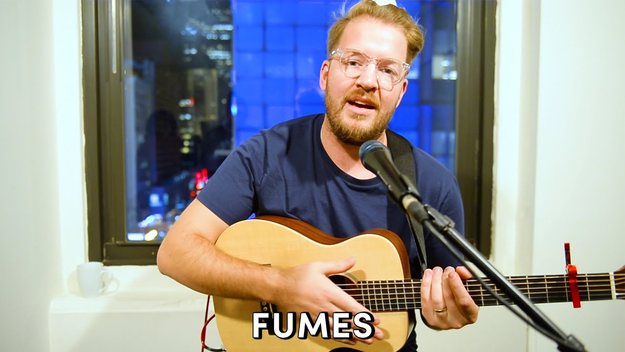 'Video thumbnail for Richard James performs his lastest single, 'Fumes' Live'