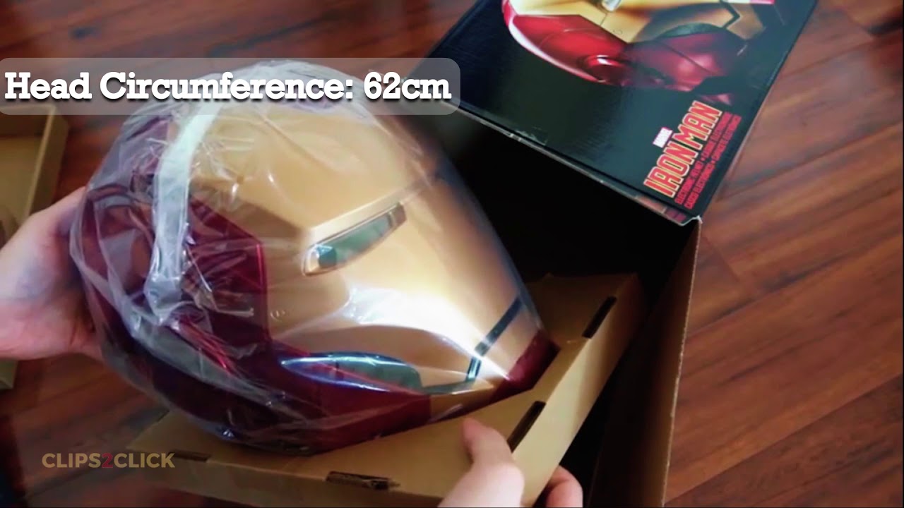Video thumbnail for 🔥 Marvel Legends Iron Man Helmet for Sale Working Real Build Voice Control Movie Prop Review