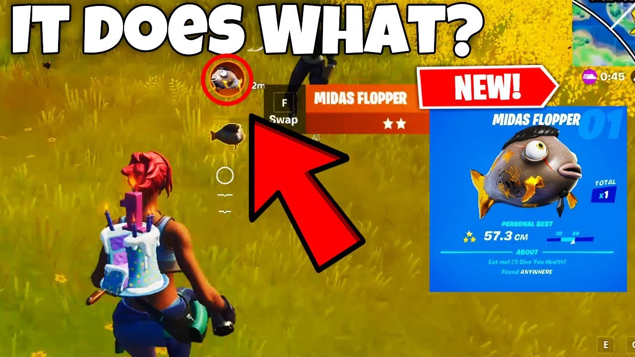 Video thumbnail for What Does The Midas Fish Do in Fortnite