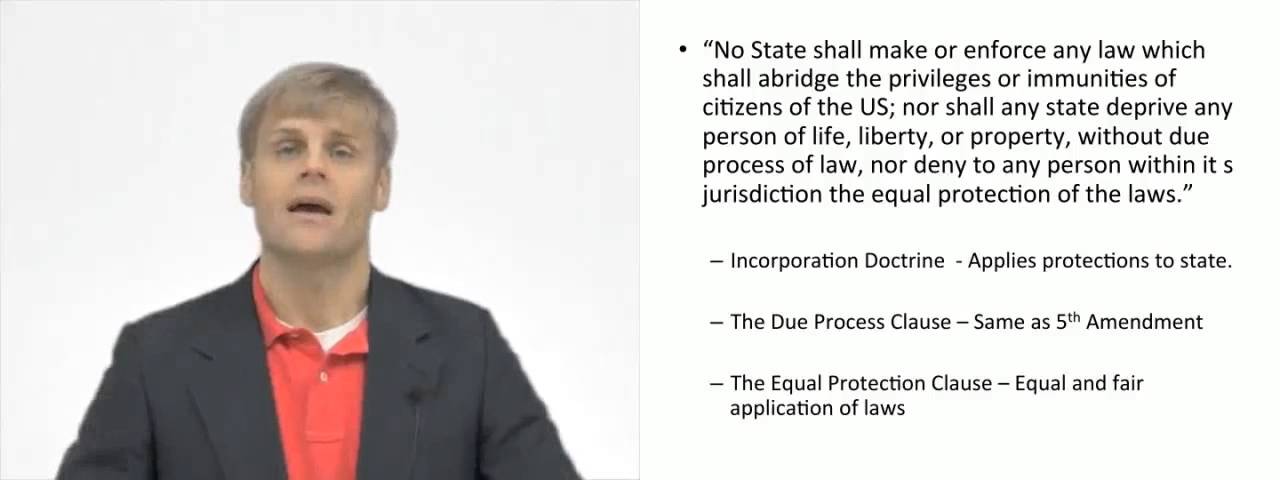 'Video thumbnail for 14th Amendment to US Constitution'