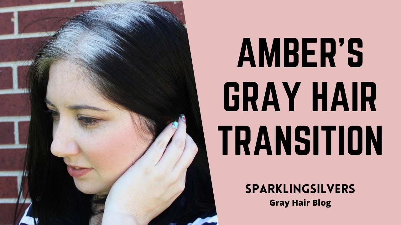'Video thumbnail for GRAY HAIR TRANSITION STORY| FROM BLACK TO NATURAL SILVER HAIR'