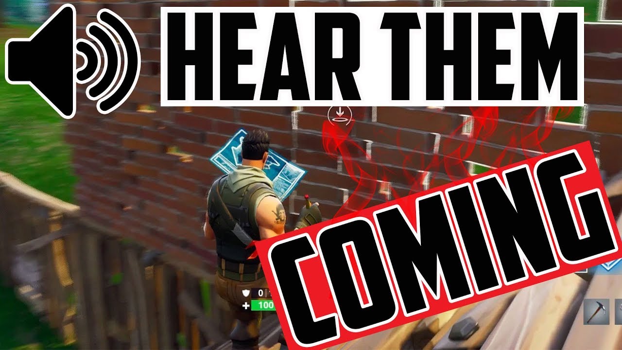 Video thumbnail for Fortnite Best Settings for Sound | Hear them COMING!