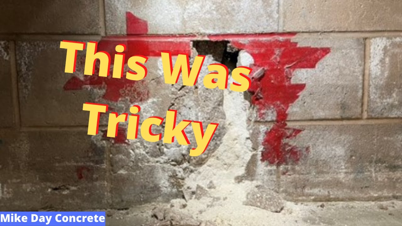 'Video thumbnail for Concrete Block Repair Using Sakrete Pro Mix (Making Money!)'