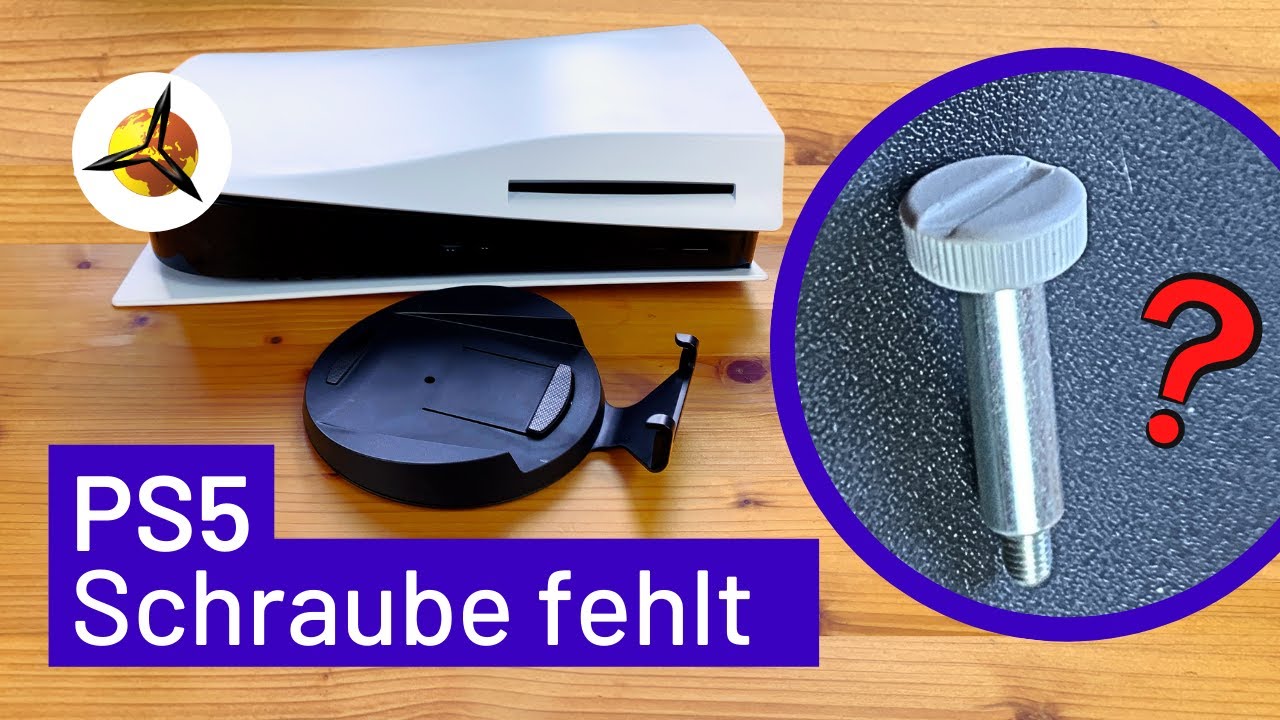 'Video thumbnail for PS5 Standfuß: Wo ist die Schraube?'