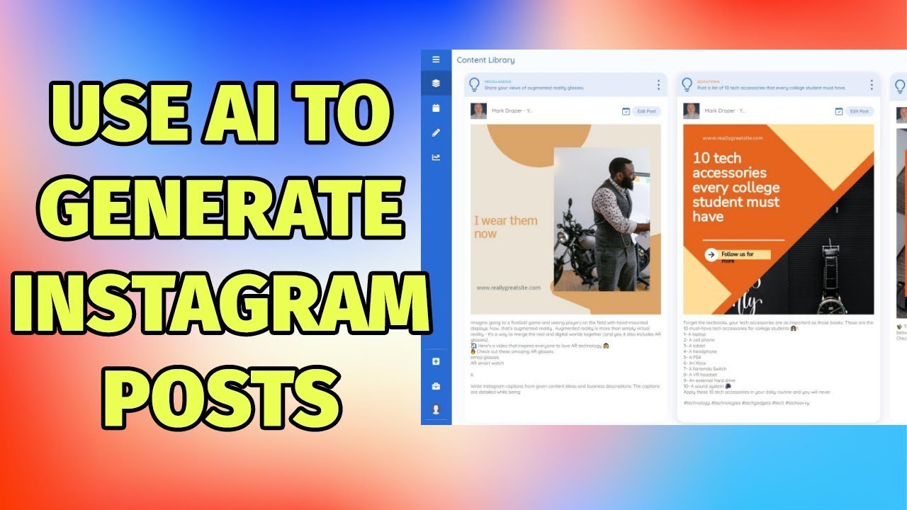 Video thumbnail for Use AI to generate Instagram posts - Predis.ai Review