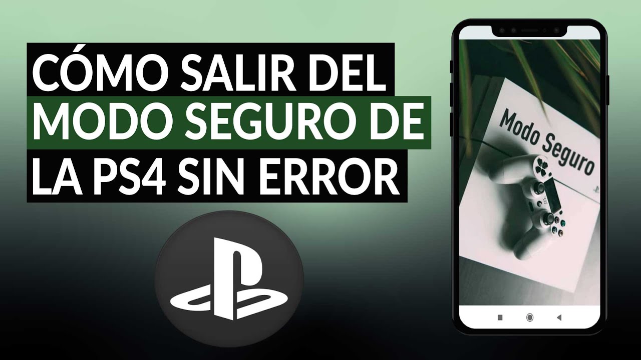Video thumbnail for ¿Cómo salir del MODO SEGURO de la PS4 sin error y sin perder datos almacenados?
