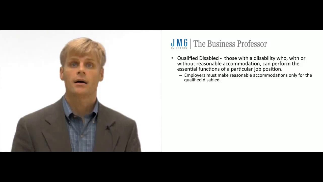 'Video thumbnail for Americans with Disabilities Act ADA'