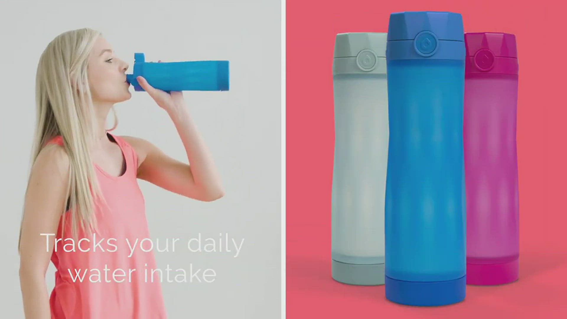 'Video thumbnail for HidrateSpark 3 Smart Water Bottle Is A Glowing Reminder'