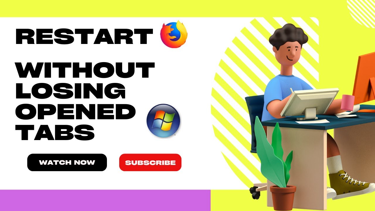 'Video thumbnail for Restart Mozilla Firefox without losing opened Tabs in Windows 10 or 11'