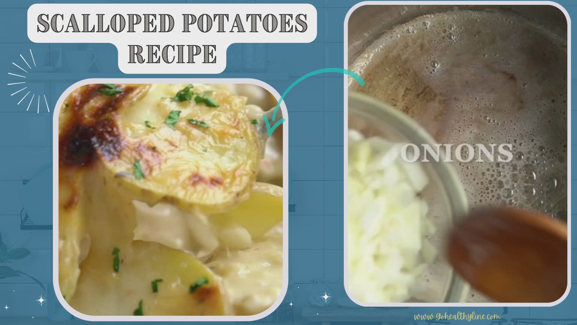 Video thumbnail for Scalloped Potatoes Recipe