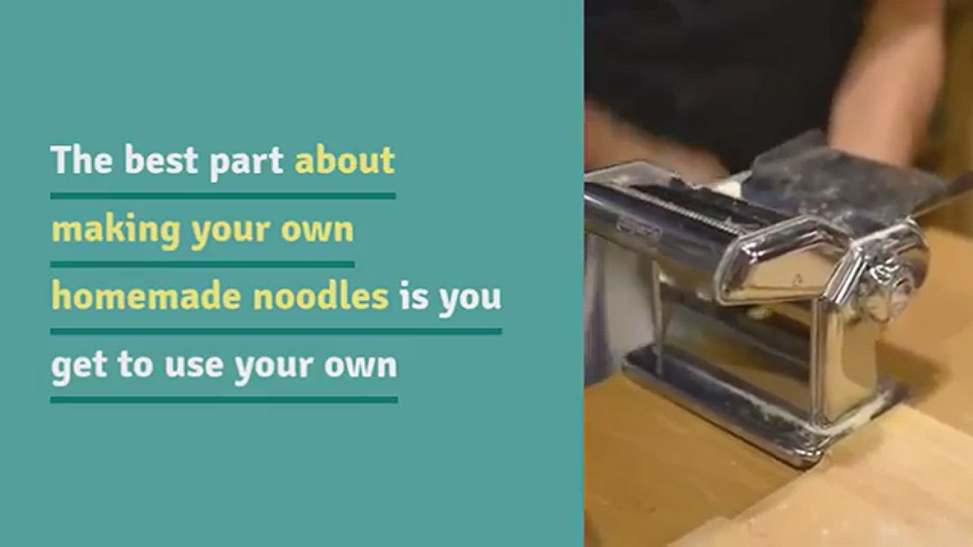 'Video thumbnail for How To Dry And Store Homemade Noodles'