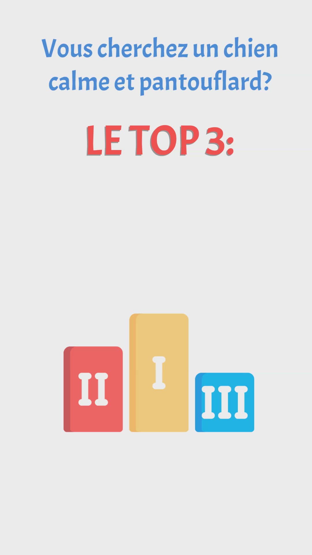 Video thumbnail for Top 3 chien calme et pantouflard