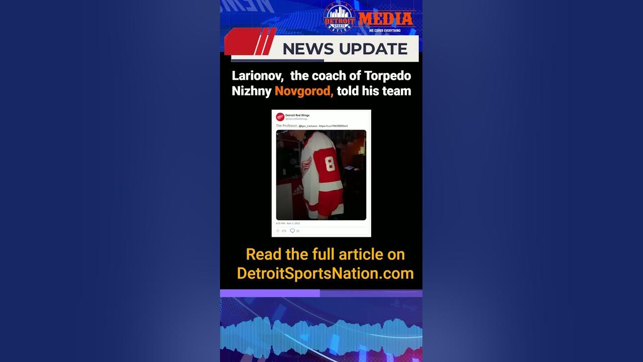 Video thumbnail for Igor Larionov tells team back home to ‘play without me’ so he can celebrate with Detroit Red Wings