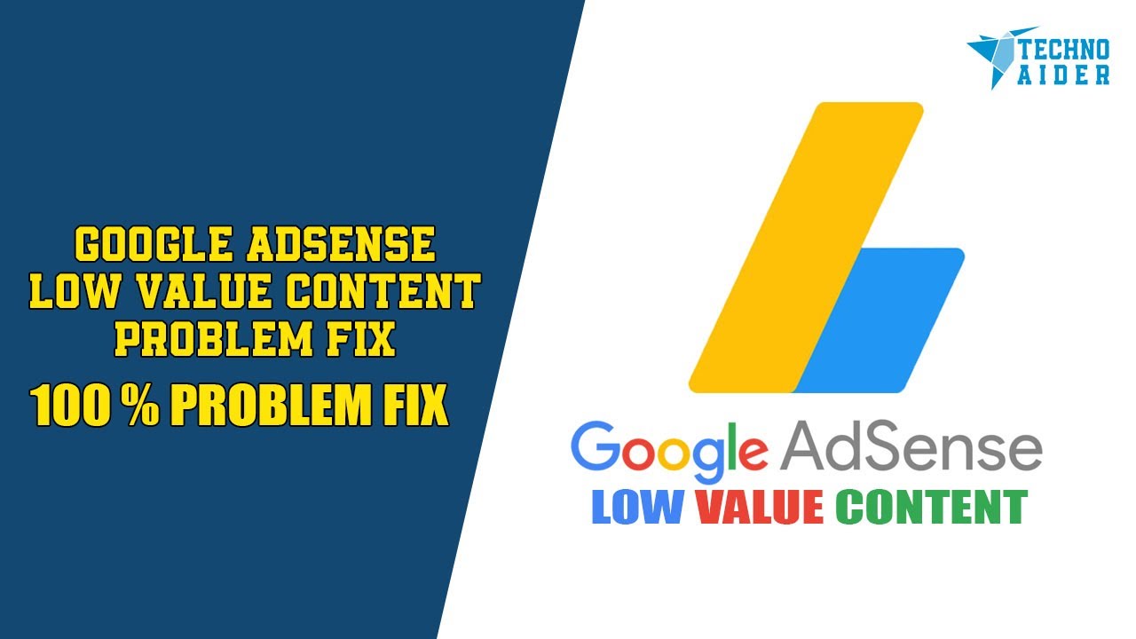 Video thumbnail for Low Value Content AdSense | Low Value Content AdSense Problem Fix 2021
