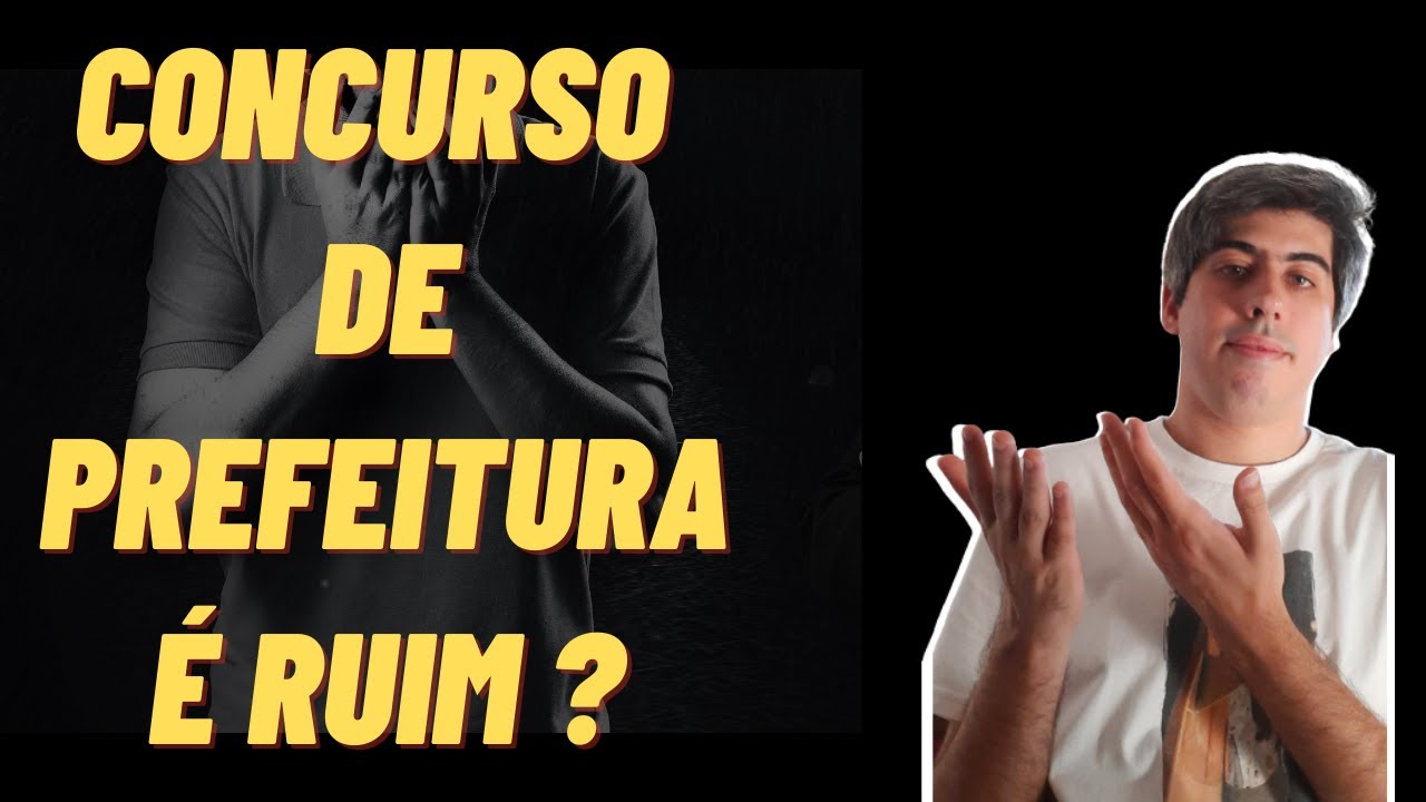 Video thumbnail for Concurso de Prefeitura Vale a Pena ? Veja nesse vídeo agora!