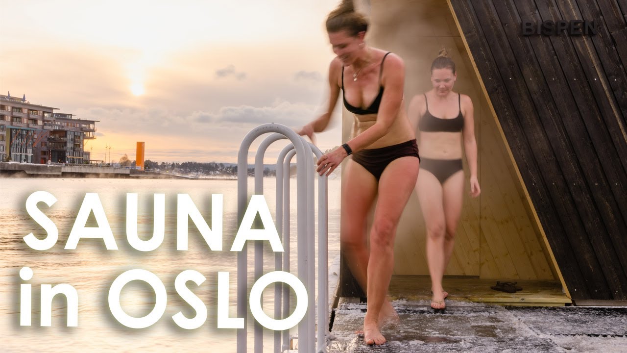'Video thumbnail for I enjoy Sauna in Oslo and a swim in the freezing fjord'
