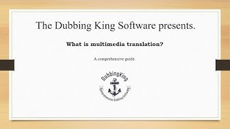 'Video thumbnail for What Is Multimedia Translation? (Case Study)'