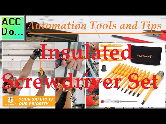 'Video thumbnail for Automation Tools - Insulated Screwdriver Set'