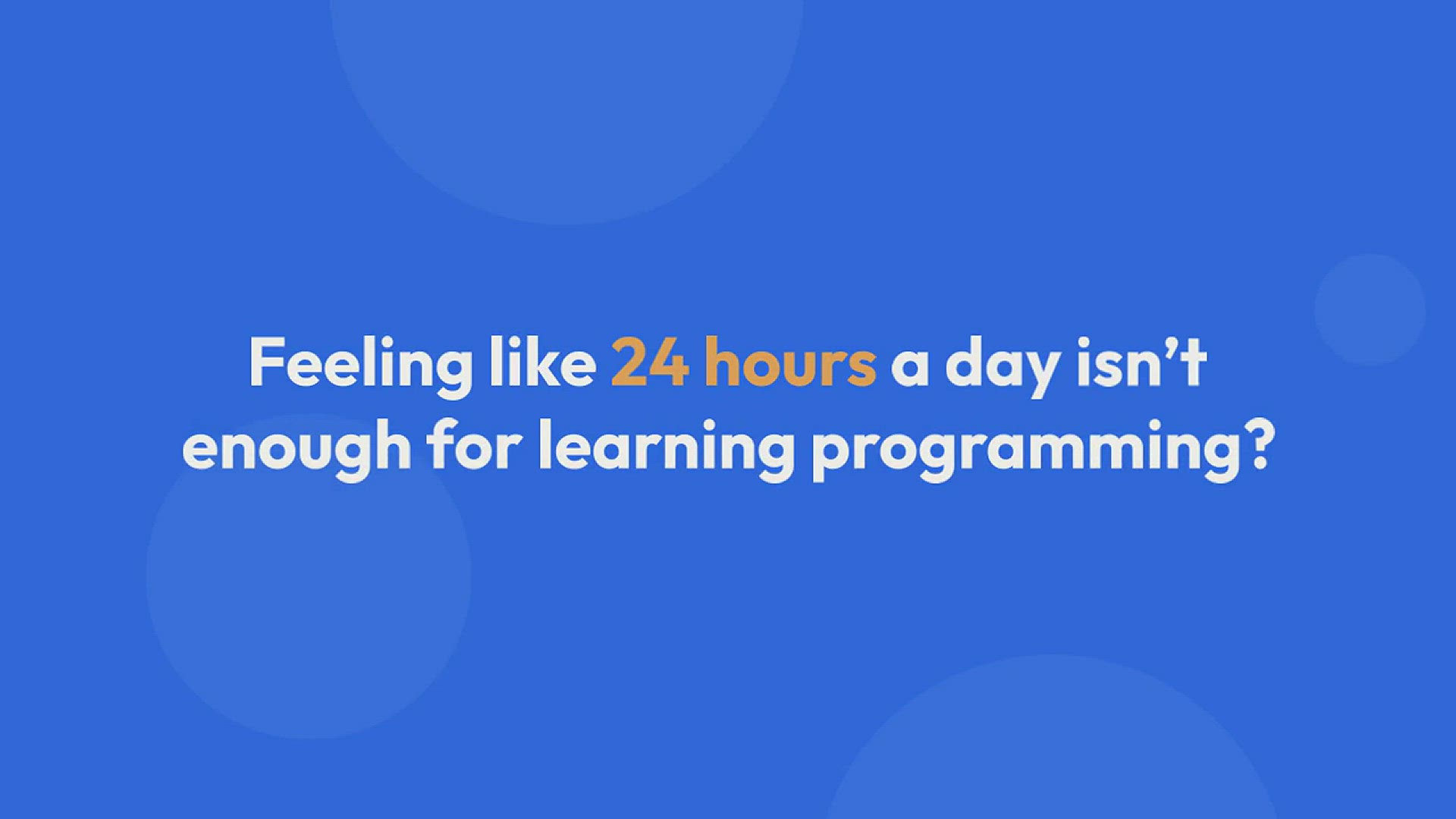 'Video thumbnail for 4 Simple Tips to Find Time for Learning Programming'