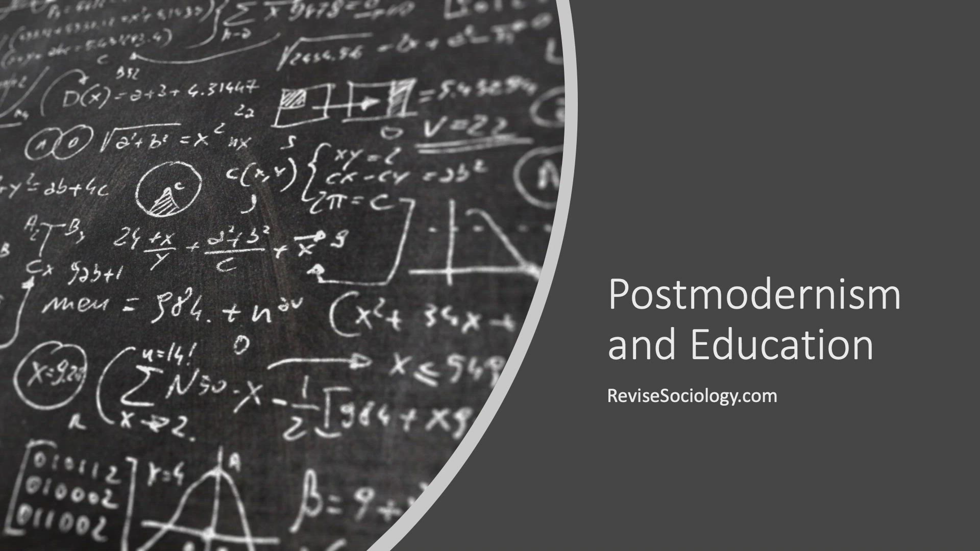 'Video thumbnail for Postmodernism and Education '