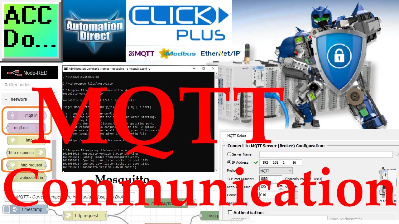 'Video thumbnail for Click Plus PLC MQTT Communication'