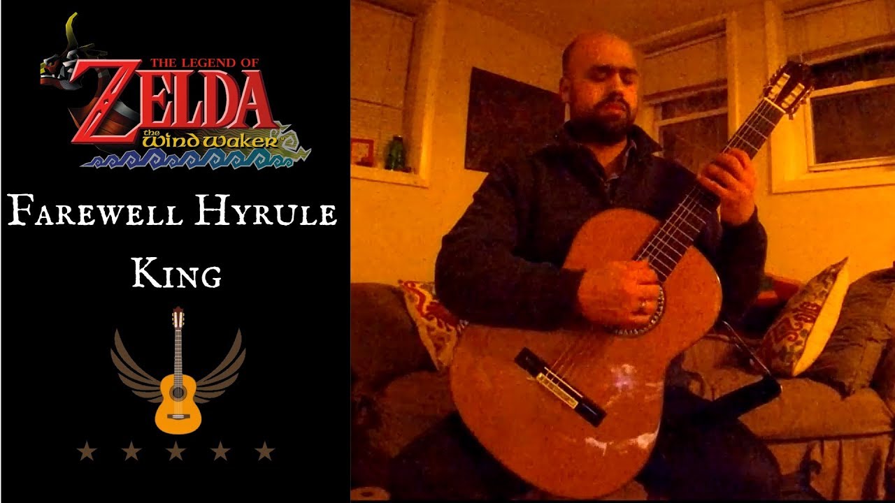 Video thumbnail for Farewell Hyrule King Guitar | Zelda Guitar Cover (Tabs)