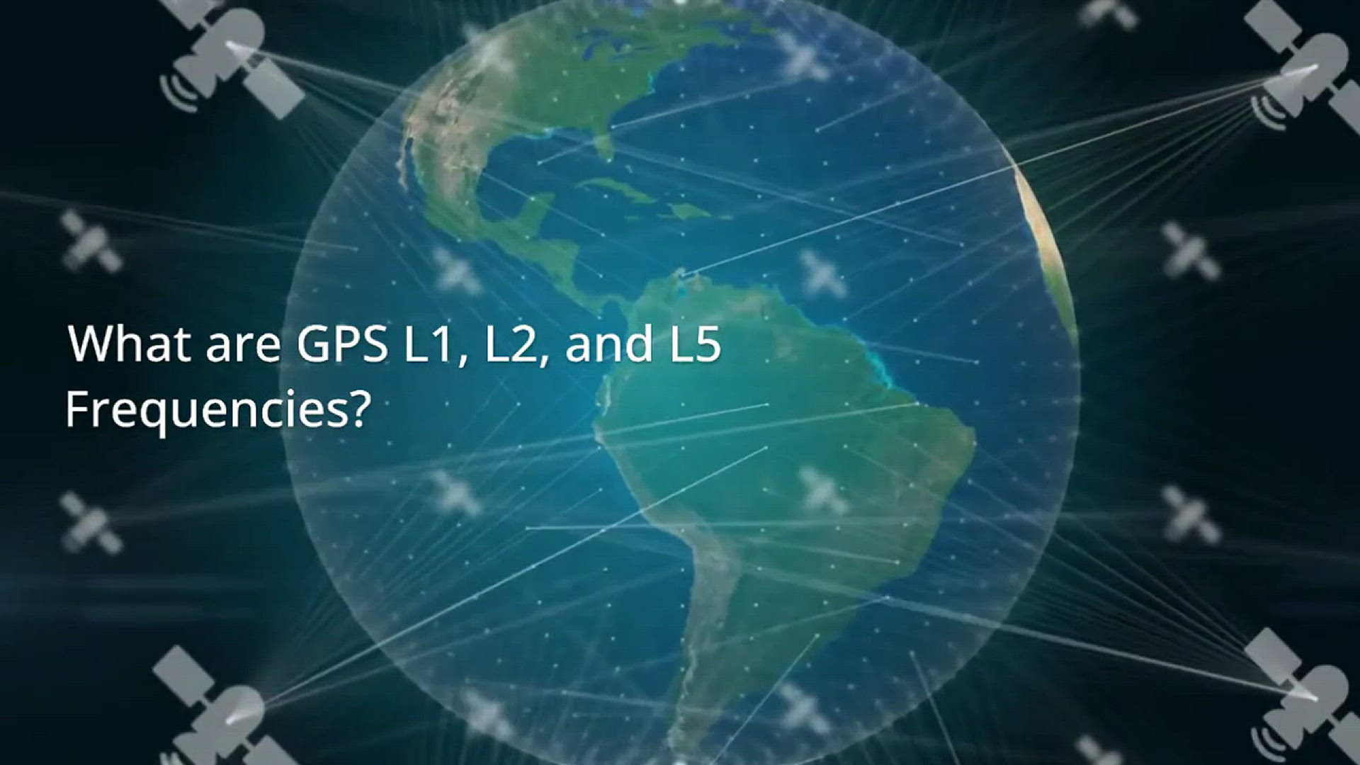 'Video thumbnail for What are GPS L1, L2, and L5 Frequencies'