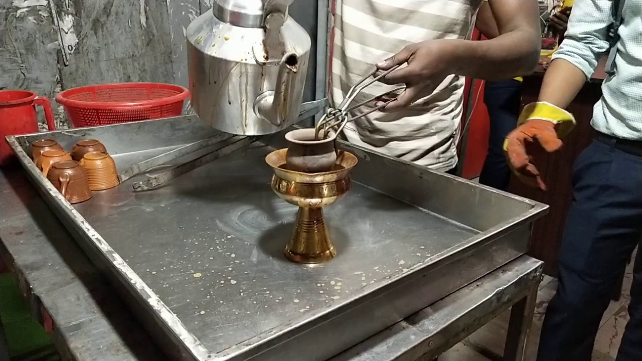 Video thumbnail for #tandooritea #streetfood #tandooricharecipe TANDOORI TEA | Extremely Hot Pot Tea