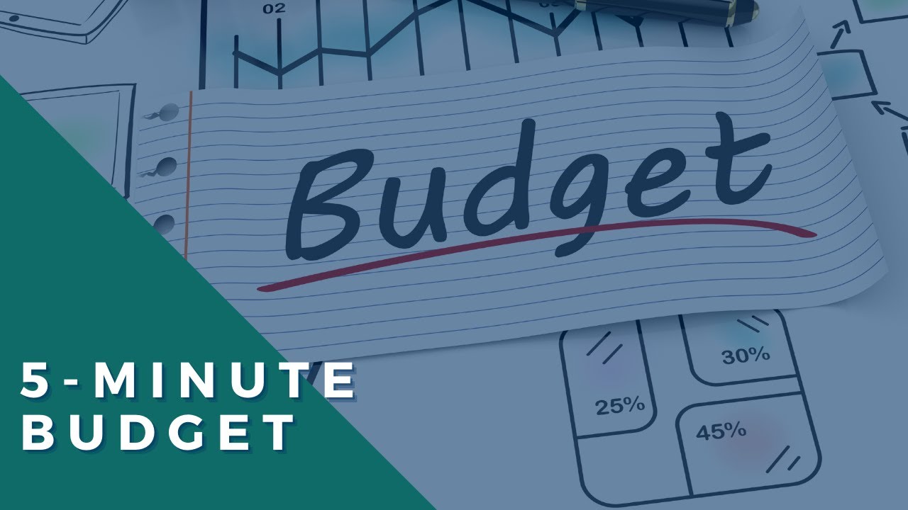Video thumbnail for 5 MINUTE BUDGET: How to Create a Simple Budget Using Google Sheets