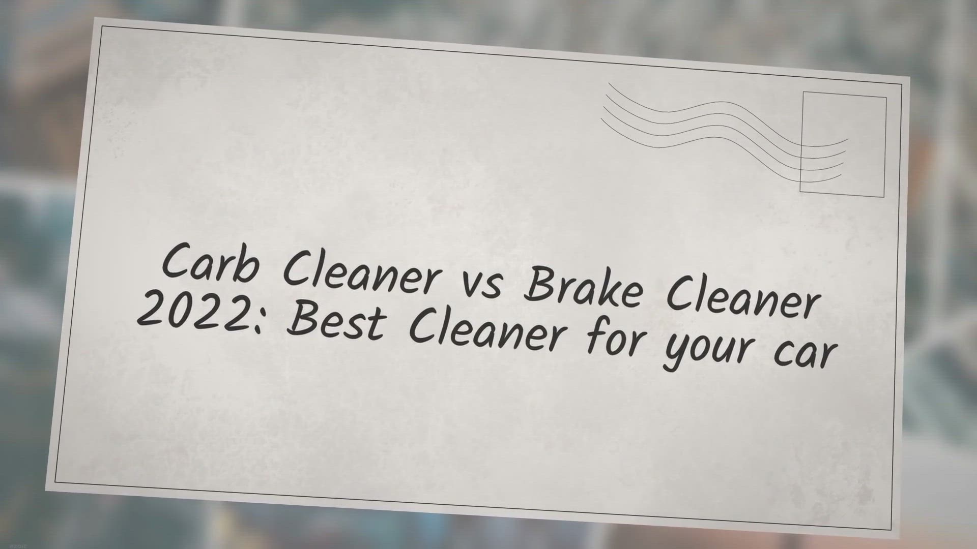 Video thumbnail for Carb Cleaner vs Brake Cleaner 2022: Best Cleaner for your car