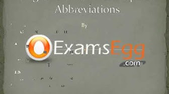 'Video thumbnail for English Common Workplace Abbreviations'