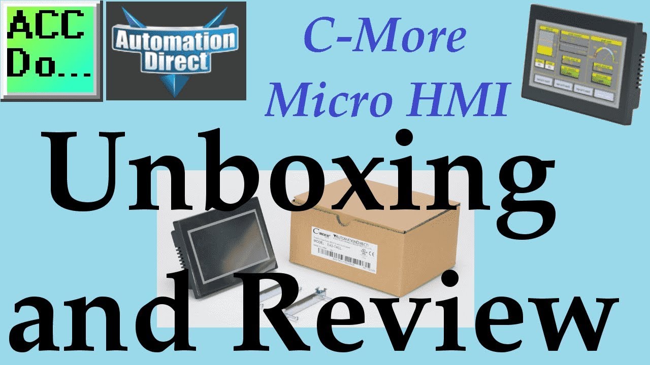 'Video thumbnail for C-More Micro HMI Hardware Unboxing and Review'