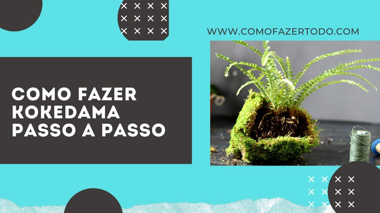 Video thumbnail for Como Fazer Kokedama Passo a Passo 🌱 Fácil e Simples 🌿