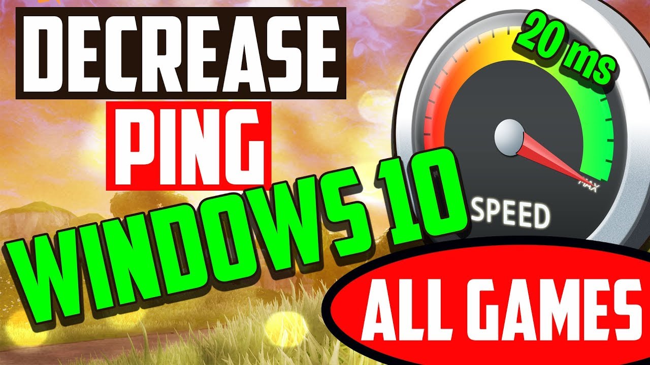 Video thumbnail for Ping Fix Windows 10 (Gaming) - Lower Ping & Fix Lag 2021