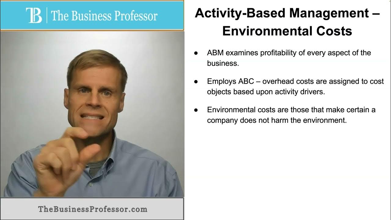'Video thumbnail for Activity-based management - environmental Costs'