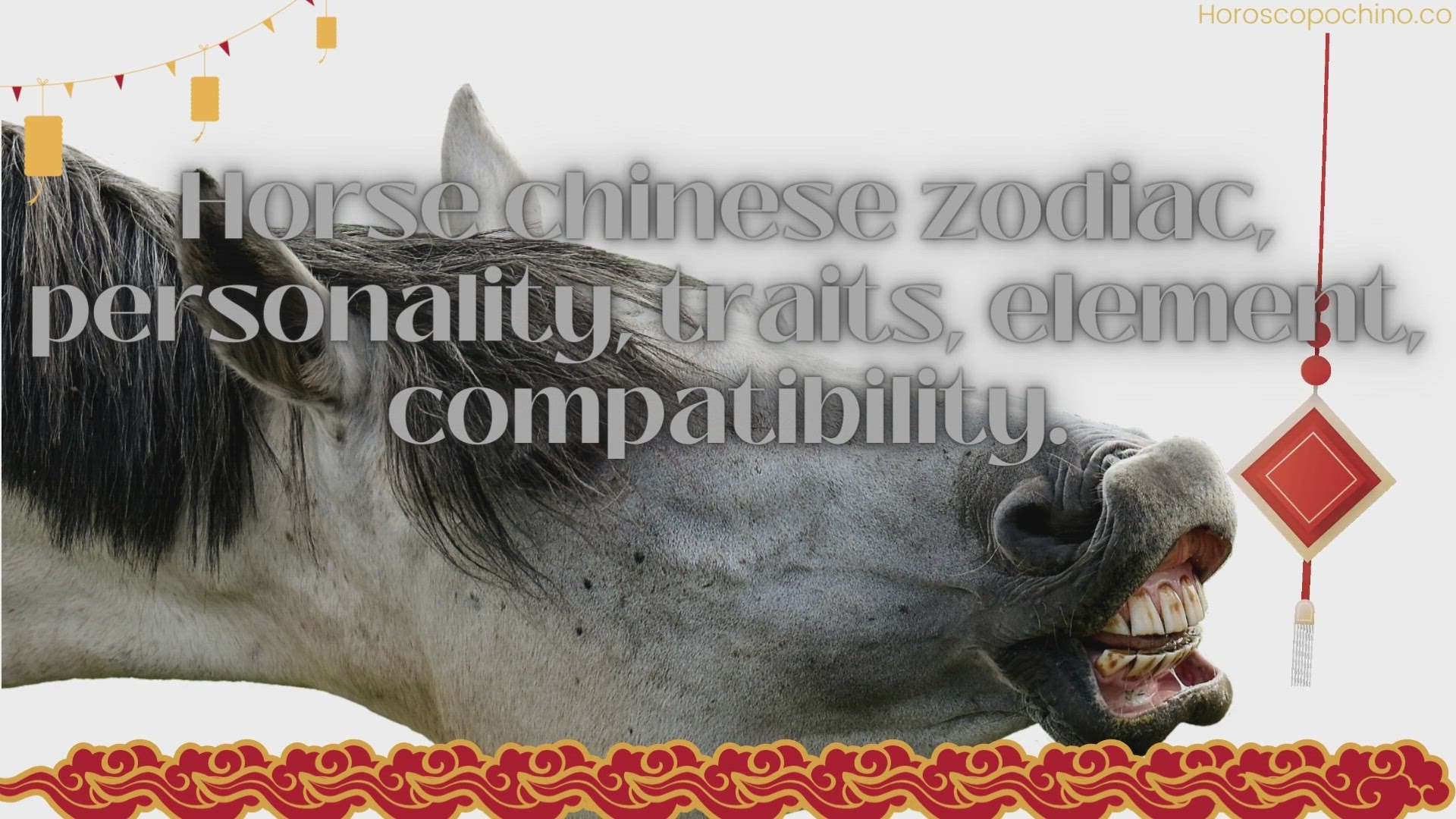 'Video thumbnail for Horse chinese zodiac, personality, traits, element, compatibility.'
