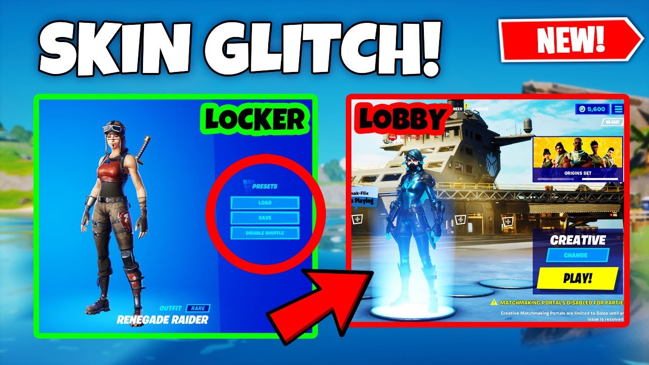 Video thumbnail for Fortnite Unable To Change Skin Bug FIX
