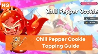 'Video thumbnail for Chili Pepper Cookie Toppings Build (Cookie Run Kingdom)'