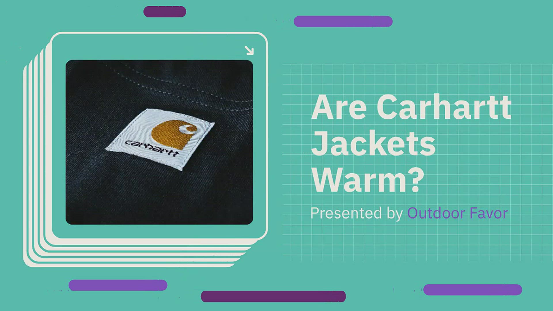 Video thumbnail for Are Carhartt Jackets Warm? (Video)