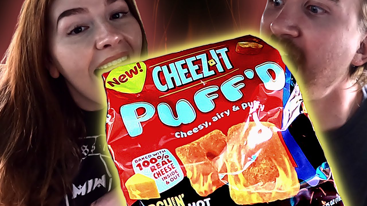Video thumbnail for We Tried Cheez-It PUFF'D Scorchin' Hot Cheddar | SO GOOD!