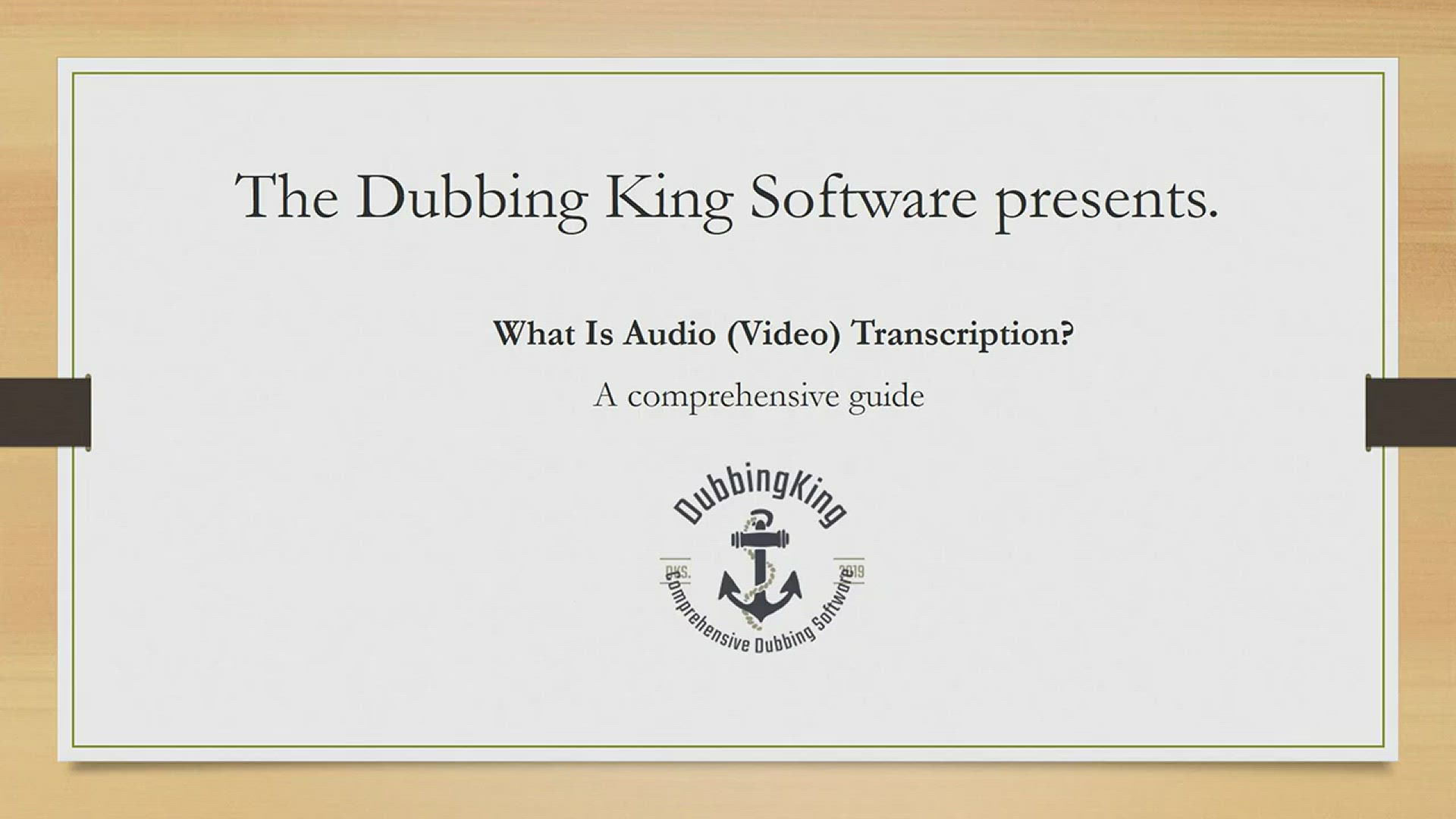 'Video thumbnail for What Is Audio (Video) Transcription? (Case Study)'