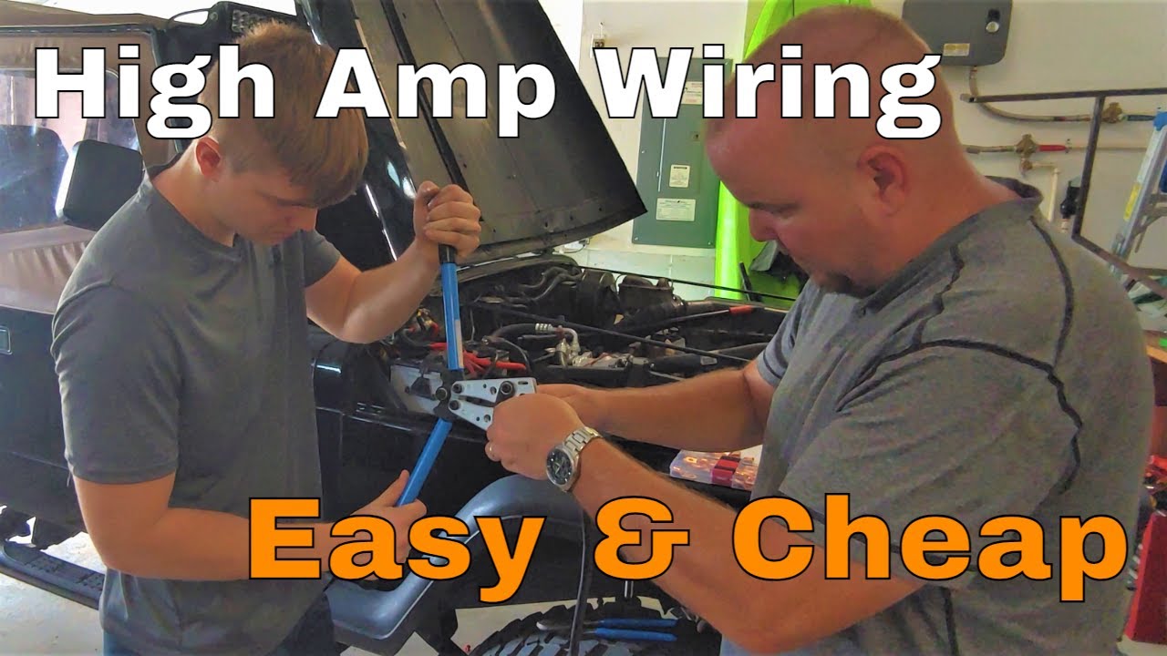 Video thumbnail for How To Terminate Wire, Tip Jumper Cables are Cheap, 4 To 0 Gauge