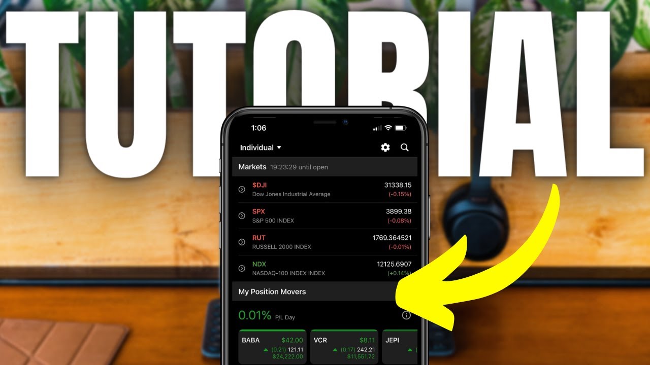 'Video thumbnail for ThinkorSwim Mobile App Tutorial for ABSOLUTE Beginners 2022'