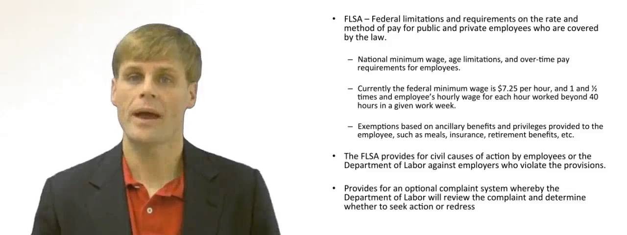 'Video thumbnail for Fair Labor Standards Act ( FLSA )'