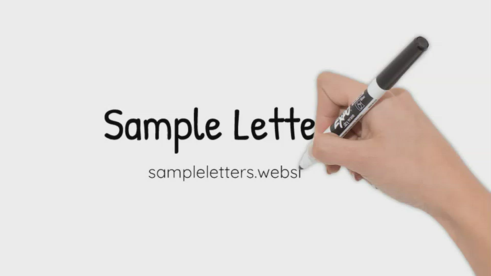 Video thumbnail for Sample letters