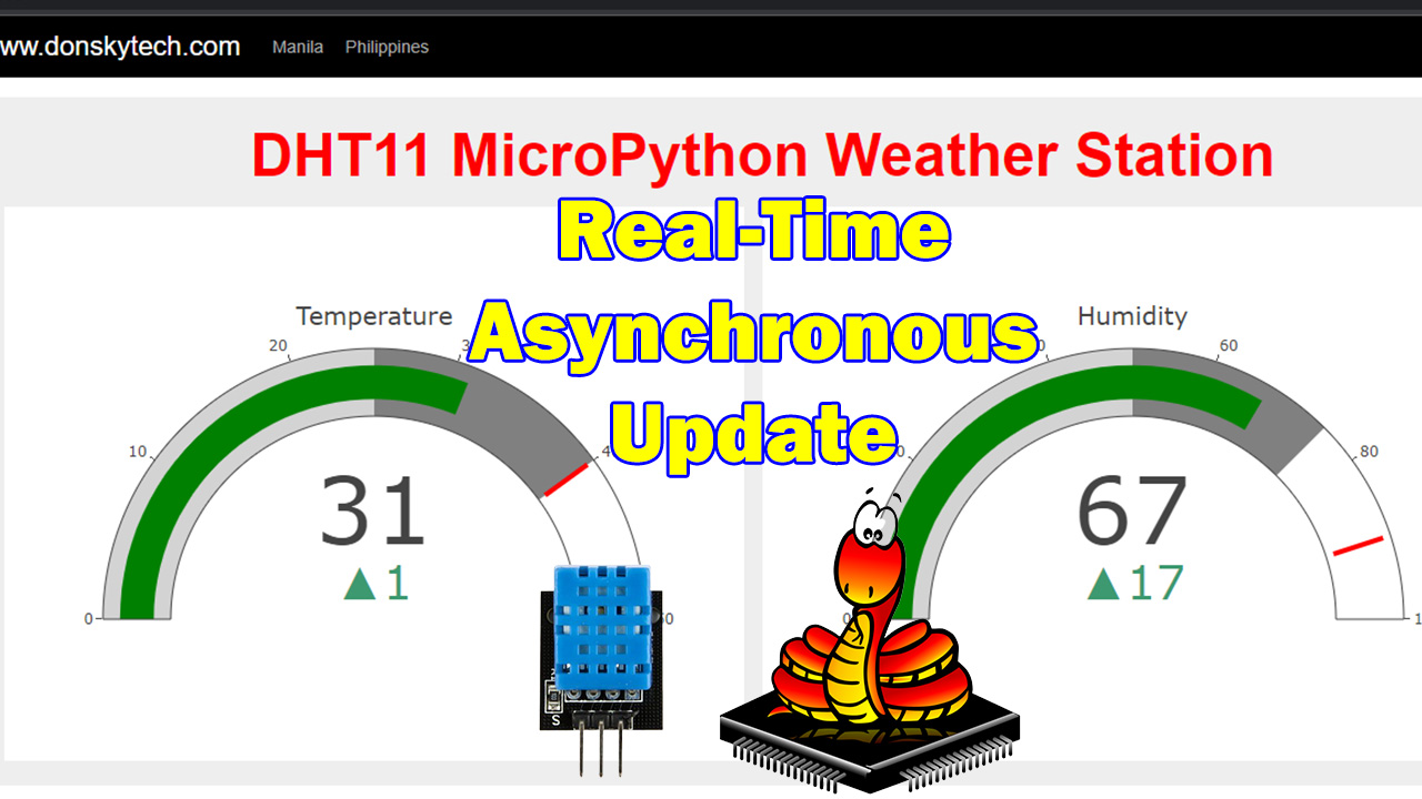 Video thumbnail for How to interface DHT11 using MicroPython with  Real-Time Weather Station Project