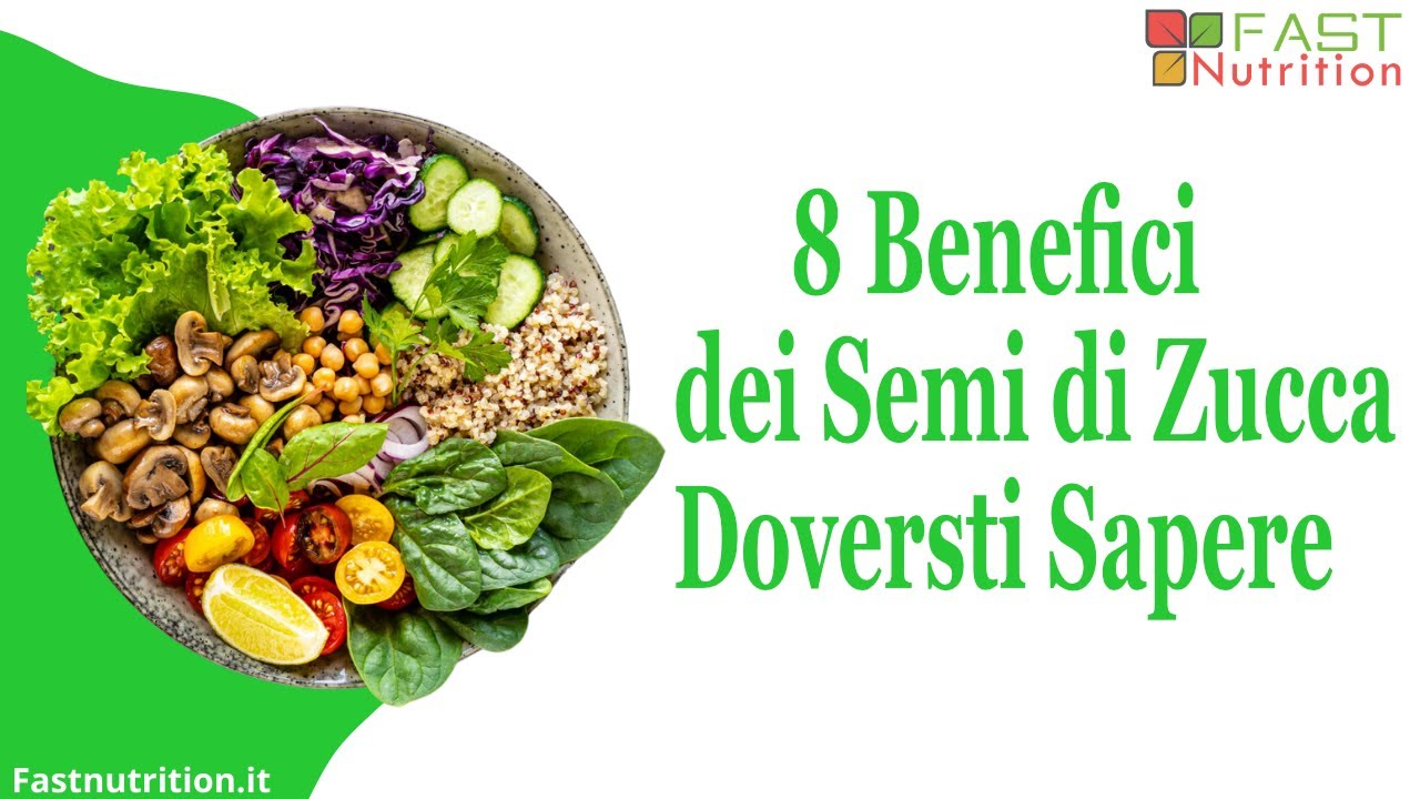 Video thumbnail for 8 benefici dei semi di zucca doversti sapere